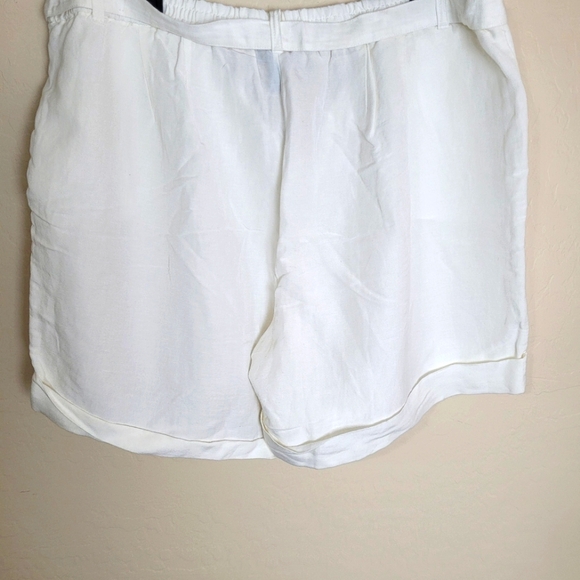 LB Linen Shorts w/Tie - Picture 3 of 3
